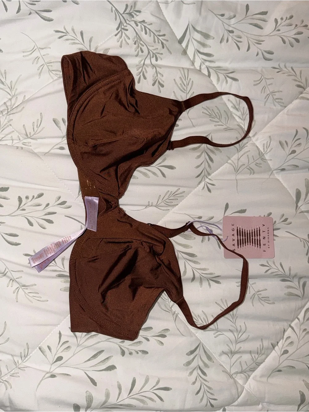 Savage X Fenty Brown  Stretch Bra